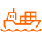 个标准集装箱被运输